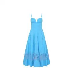 Rebecca Vallance Montreux Midi Dress Light Blue Size AU 12 for rent on The Volte - image 5