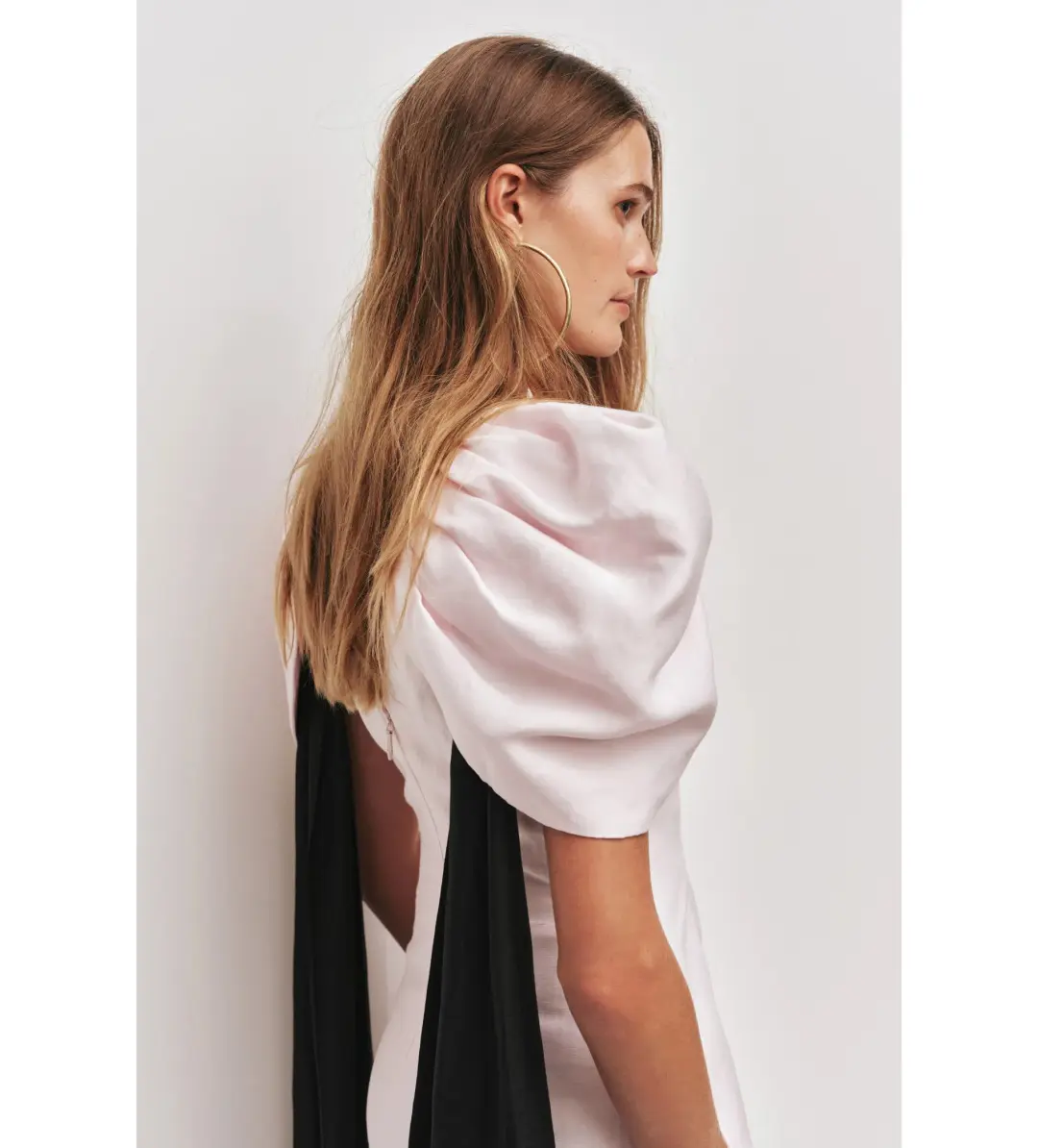 Aje Bisou Midi Dress Pastel Pink Size AU 10 for rent on The Volte - main image