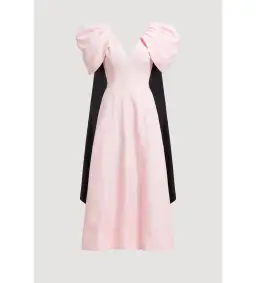 Aje Bisou Midi Dress Pastel Pink Size AU 10 for rent on The Volte - image 7