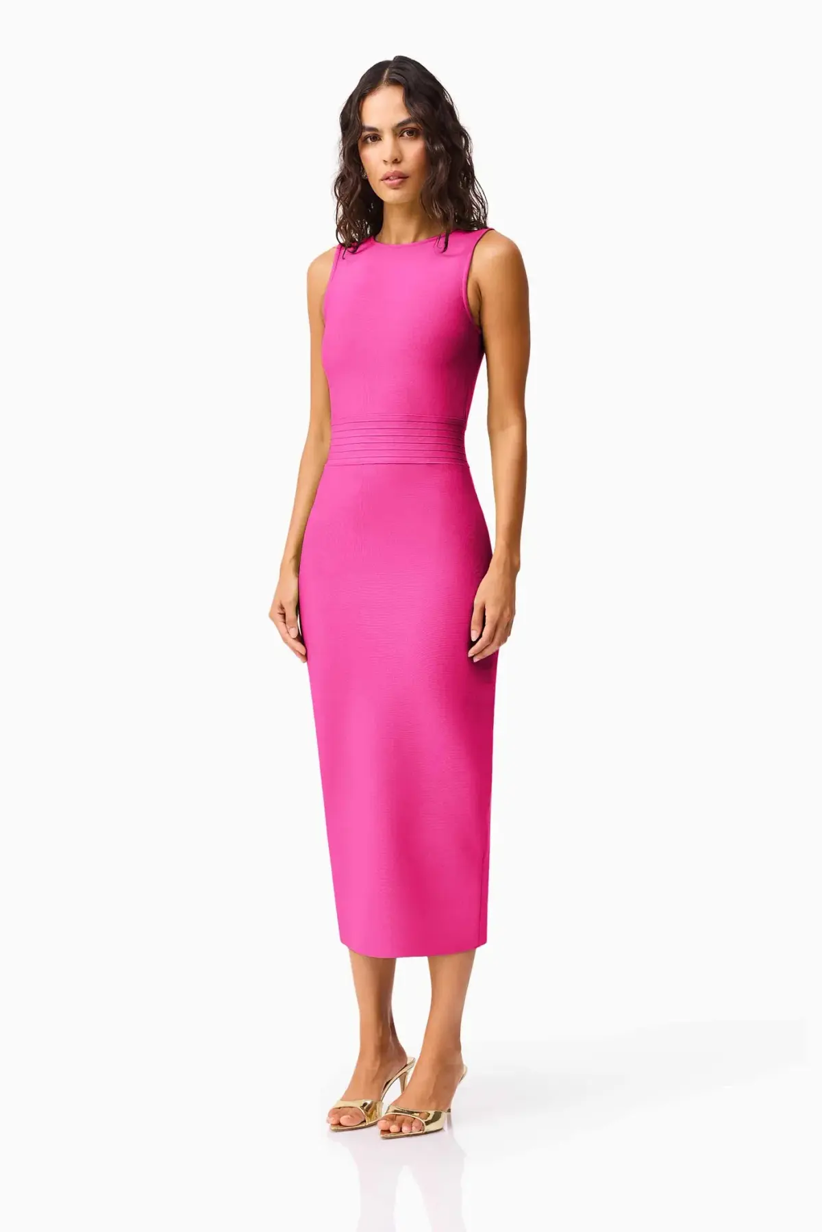 Elliatt Seraphina Fitted Midi Dress; size L (AU 12) - Image 2
