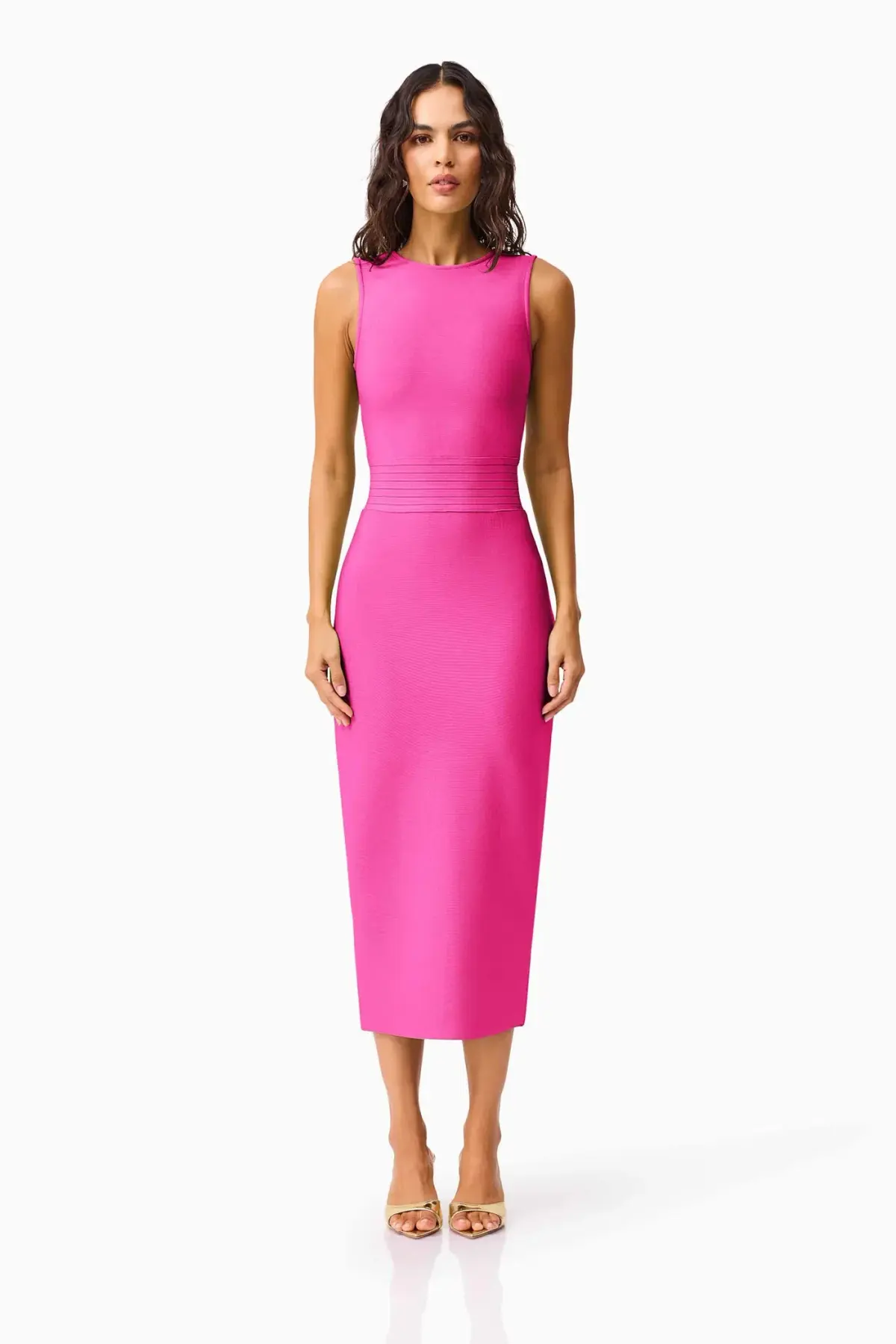 Elliatt Seraphina Fitted Midi Dress; size L (AU 12) - Image 1