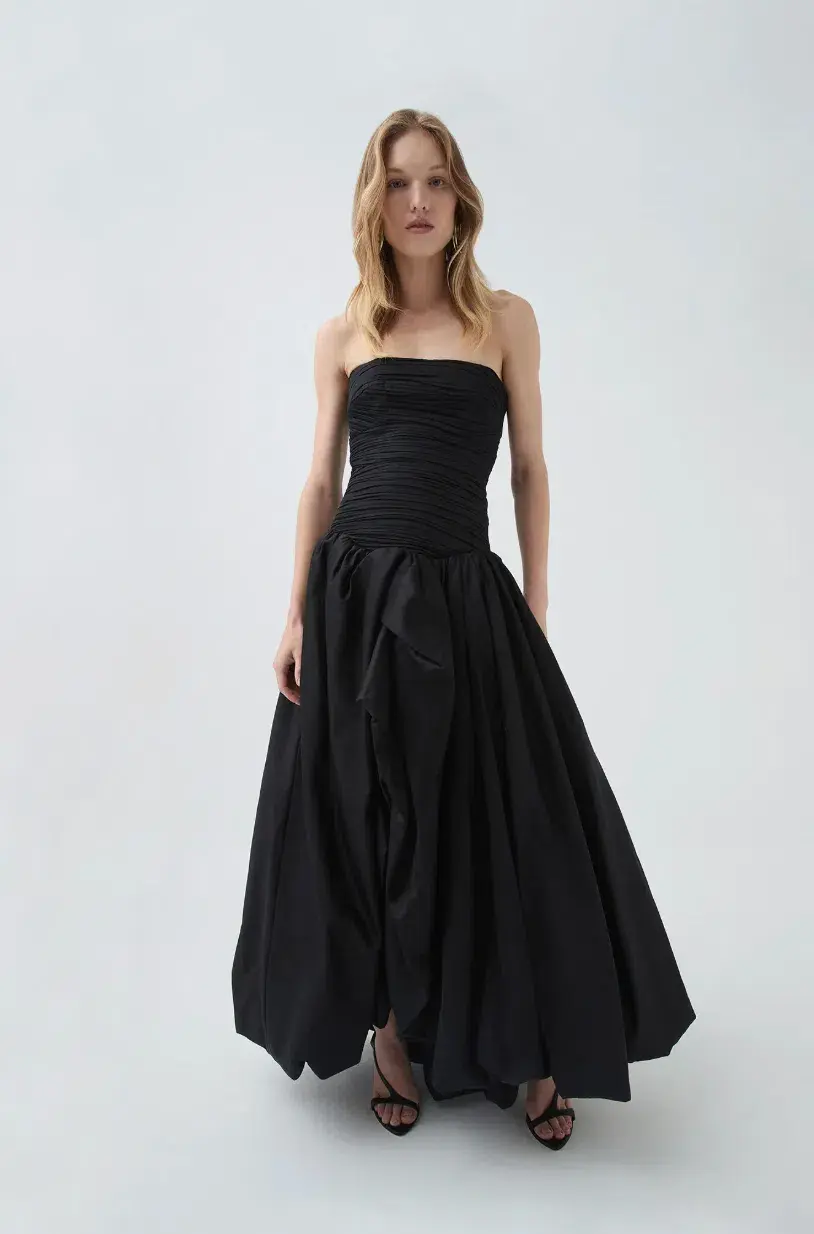 Aje Violette Bubble Hem Maxi Dress Size 8  - Image 2