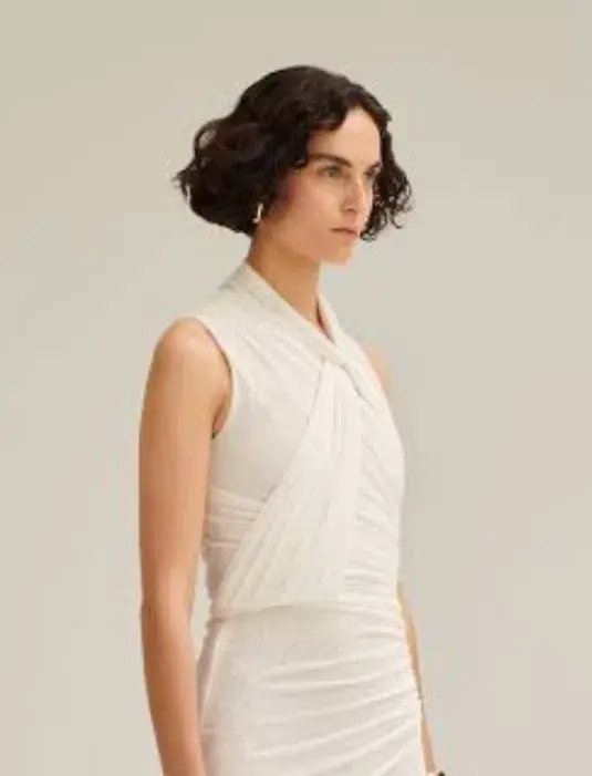 Scanlon Theodore White drape top - Image 1