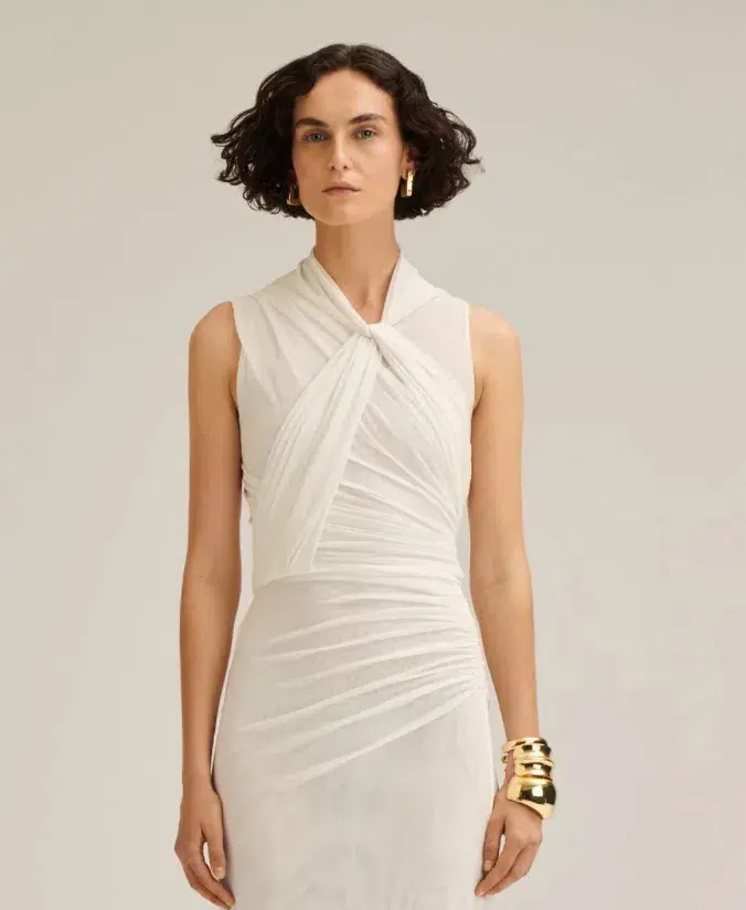 Scanlon Theodore White drape top - Image 3