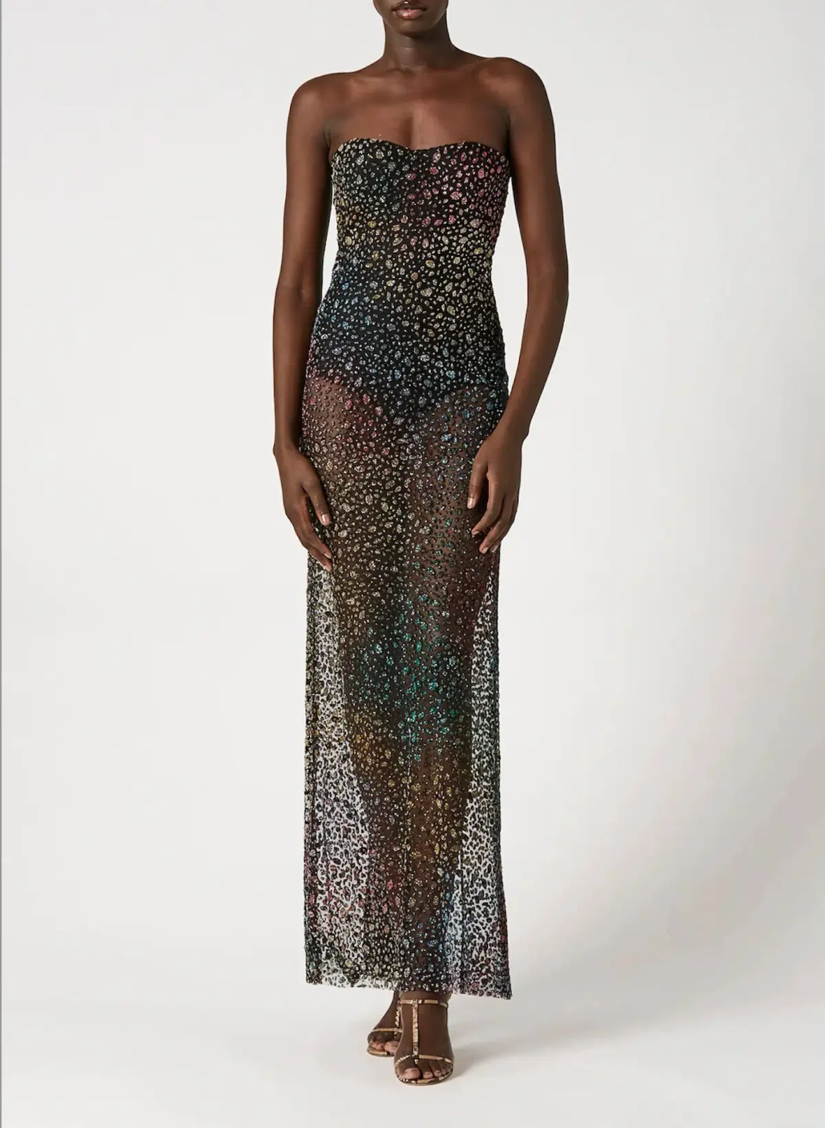 Scanlan Theodore Glitter Gown Size 6 - Image 3