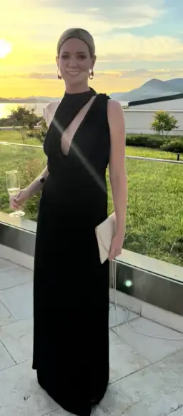 Meshki Galia Cowl Neck Maxi Dress for rent on The Volte - image 1