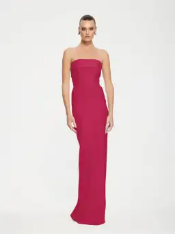 Effie Kats MONROE GOWN - Raspberry Size S for rent on The Volte - image 1