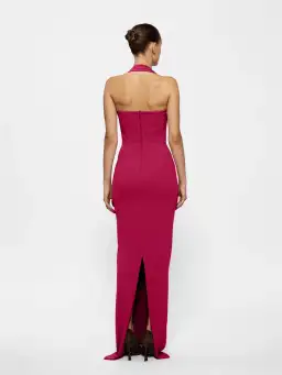 Effie Kats Marian Gown - Raspberry Size S for rent on The Volte - image 2
