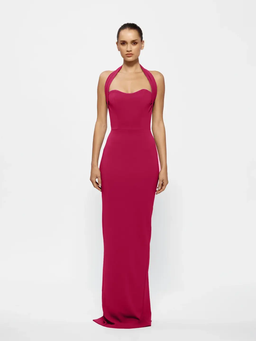Effie Kats Marian Gown - Raspberry Size S for rent on The Volte - main image