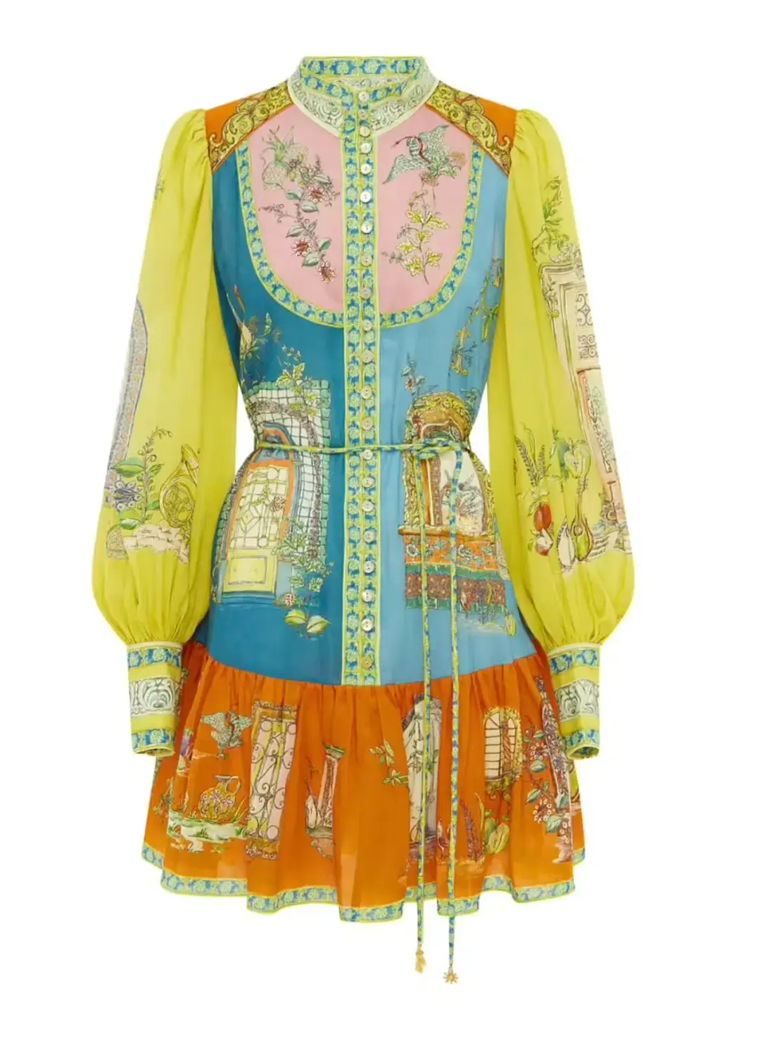 Alemais Monte Mini Dress Multi Size 6 for rent on The Volte - main image