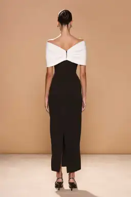 BELLUNO DRESS | Black & White for rent on The Volte - image 2