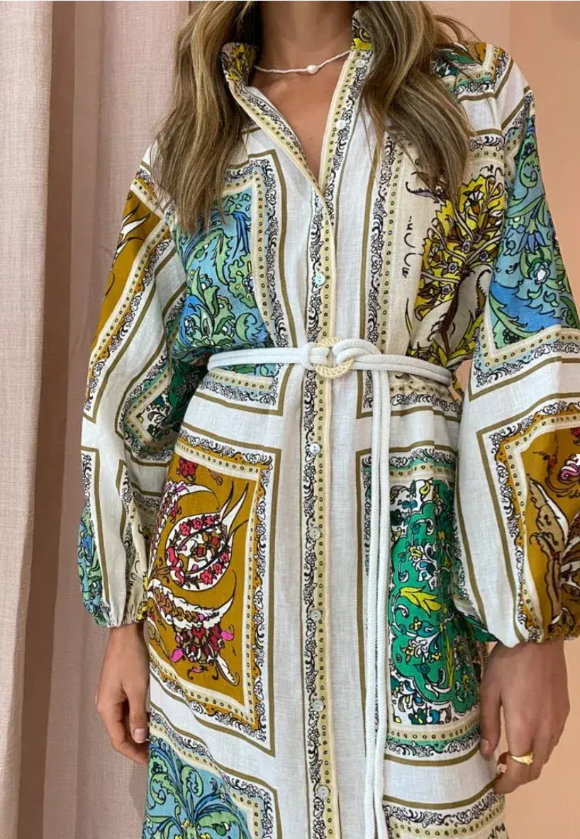 Alemais Delphine Shirt Dress Size 14 for rent on The Volte - main image