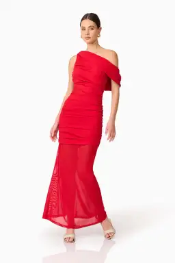 Elliatt Darya Asymmetrical Gown Red 12 for rent on The Volte - image 2