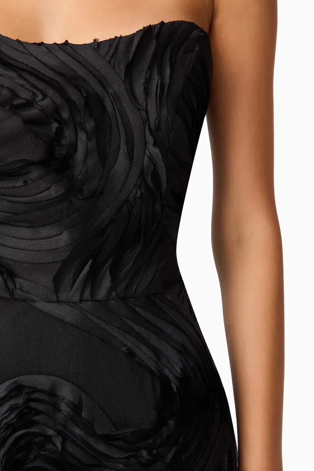 Elliatt Asher Sweetheart Midi Dress Black 8 - Image 3