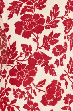 Skyla Column Dress - Scarlet Bloom for rent on The Volte - image 3