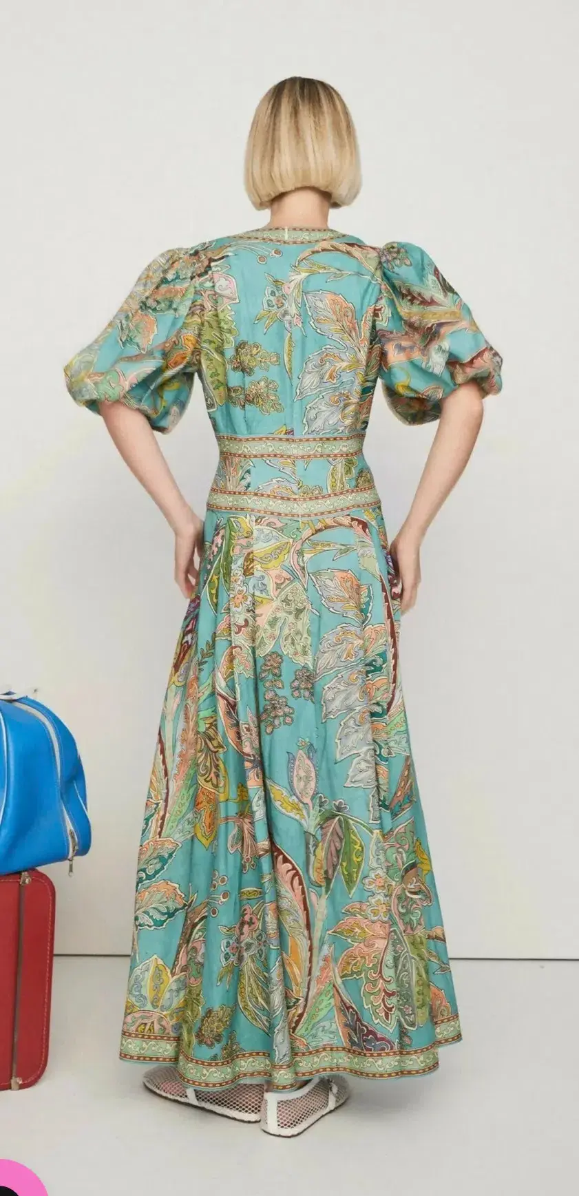 Alemais Franca midi dress AU size 14 for rent on The Volte - main image