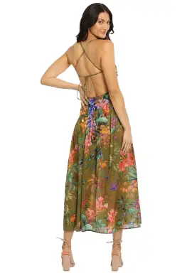 Zimmerman Tropicana Asymmetric dress for rent on The Volte - image 3