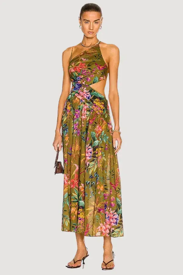 Zimmerman Tropicana Asymmetric dress - Image 4