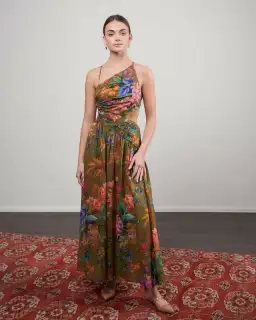 Zimmerman Tropicana Asymmetric dress for rent on The Volte - image 1