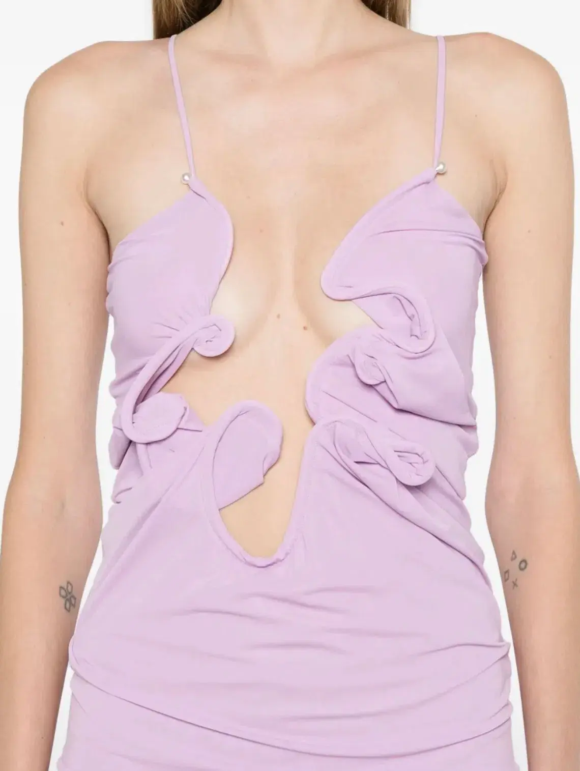 Christopher Esber Moulded Venus Dress Pink Size 8 - Image 2