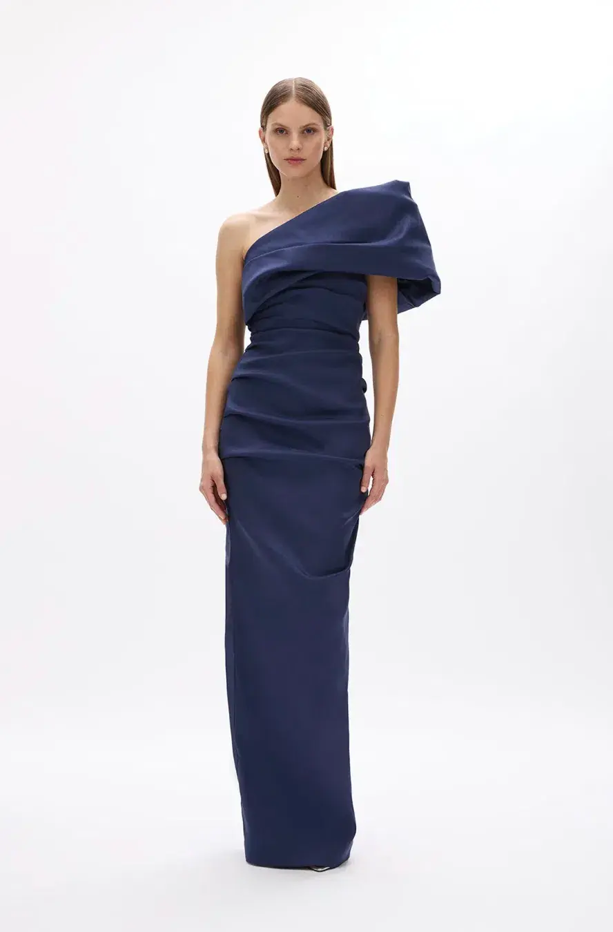 KAT GOWN | NAVY - Image 1