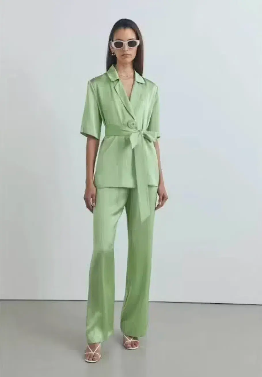 Viktoria and Woods Chorus Shirt & Pilot Pants Set Tarragon Size 0 (AU 6) - Image 2