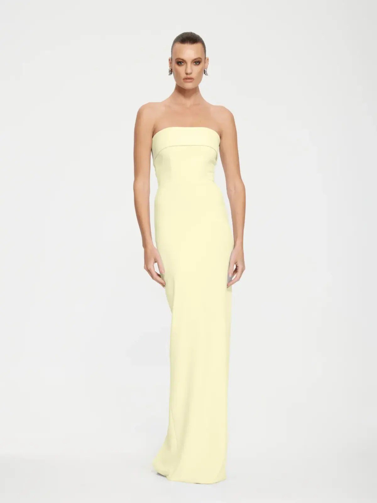Effie Kats Monroe Gown in Lemon Size S / AU8 - Image 1