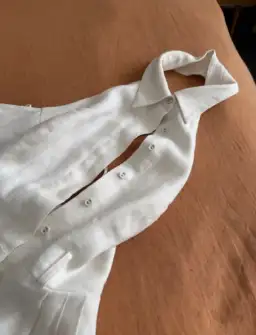 Zimmermann Primrose Halter Dress White for rent on The Volte - image 4