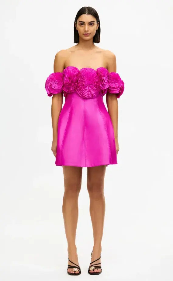 Acler Trusley Mini Dress in Violet Pink Size 12 - Image 1