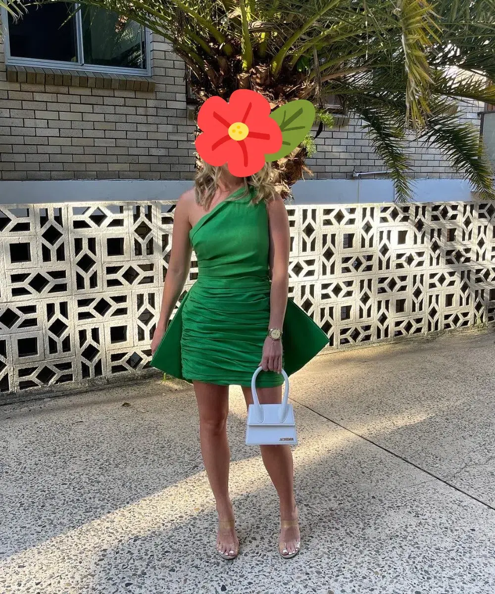 Rachel Gilbert Green Marco Mini Size 6 (Size 1) for rent on The Volte - main image