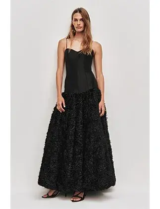 Aje Colette Maxi Dress Black Size 8 for rent on The Volte - main image