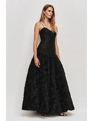 Aje Colette Maxi Dress Black Size 8 for rent on The Volte - main image