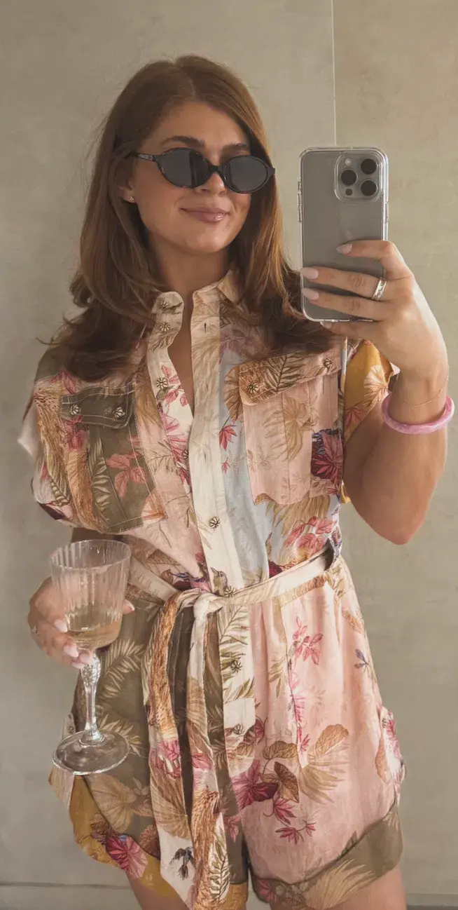 Zimmermann Ascension Cuffed Playsuit Size 1 - Image 5