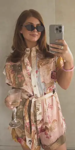 Zimmermann Ascension Cuffed Playsuit Size 1 for rent on The Volte - image 5