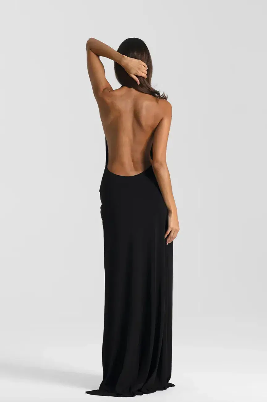 Natalie rolt, Winona Gown, Size 8 Black - Image 4