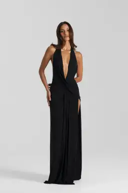 Natalie Rolt Winona Gown Black Size 1 AU 8 for rent on The Volte - image 1