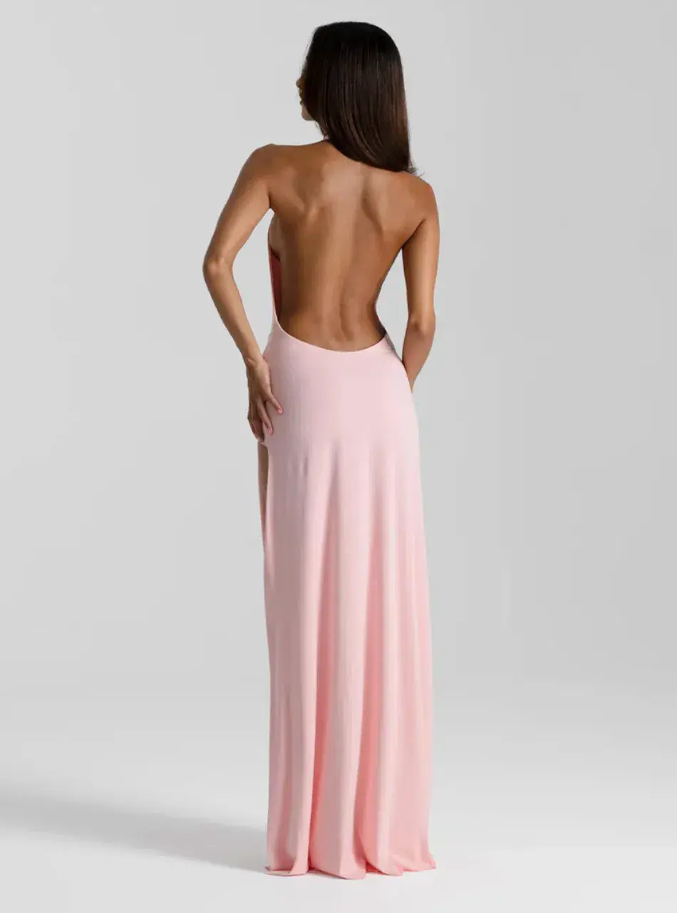 Natalie rolt,  WinonaGown, BlossomPink ,maxi,  Size 8, - Image 3