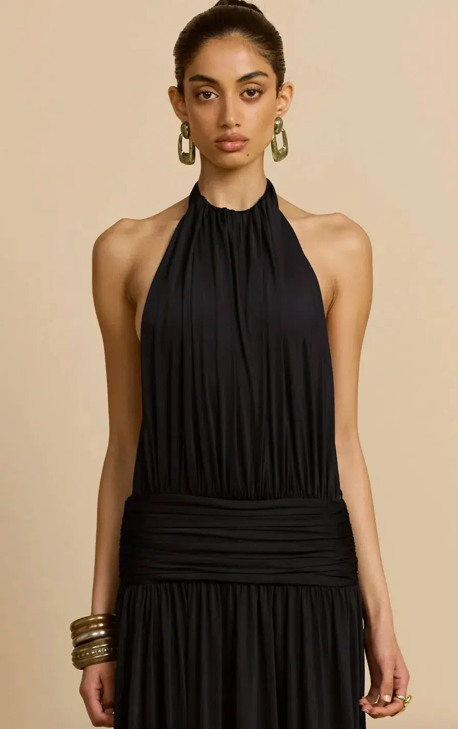 Arcina ori, SANTINA DRESS BLACK, maxi, size 8  - Image 3