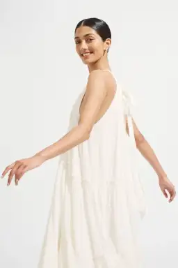 Steele Playa Cotton Maxi Dress Chalk White Size M / AU 10 for rent on The Volte - image 6