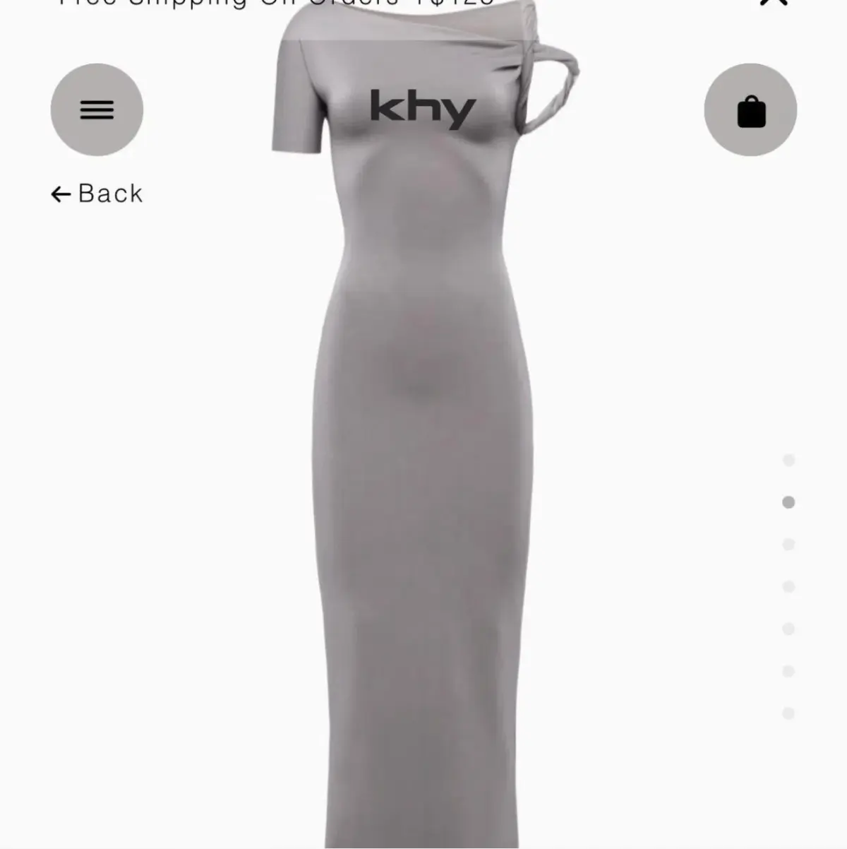 Khy by Kylie Jenner Twist Maxi Stone size 8 - Image 1