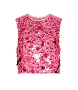 AJE CELESTE SEQUIN TOP & CHERIE SEQUIN SKIRT SET PINK SIZE 8 for rent on The Volte - image 3