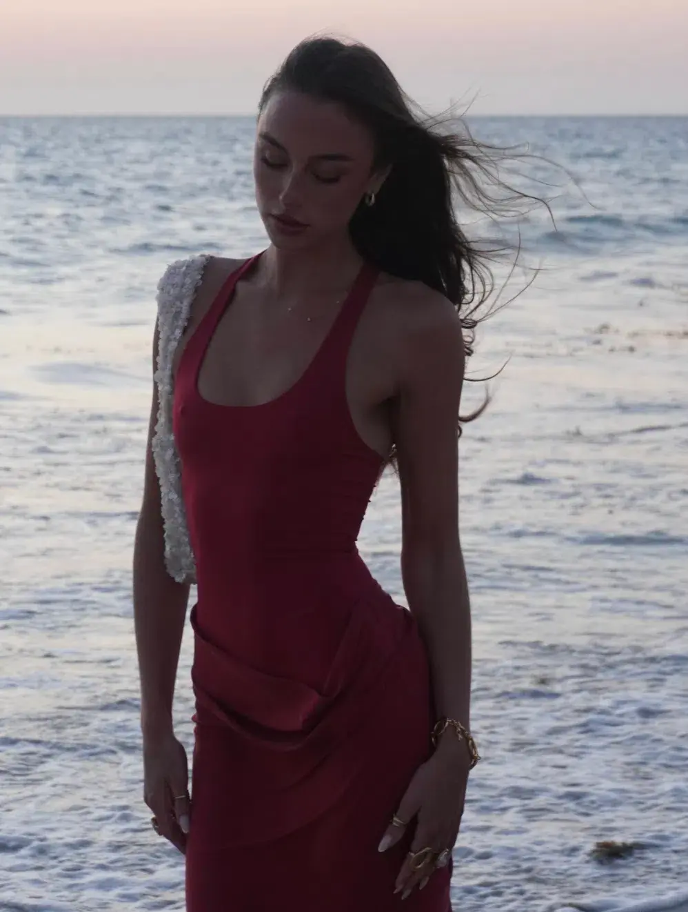 Jade Maxi Dress in Scarlet Red AU 8Jade Maxi Dress in Scarlet Red AU 8 - Image 5