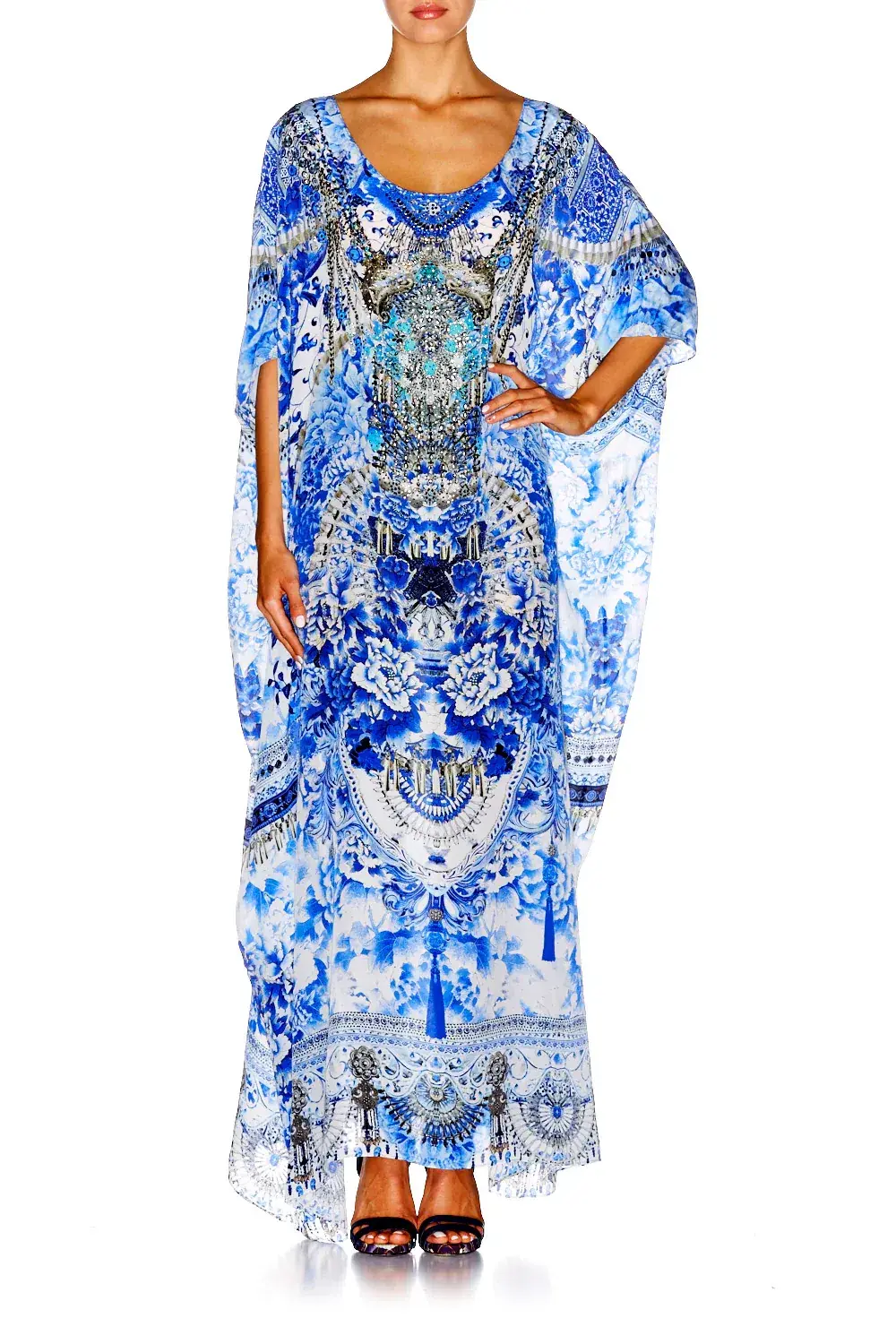Camilla Poets Sanctuary Kaftan Print One Size for rent on The Volte - main image
