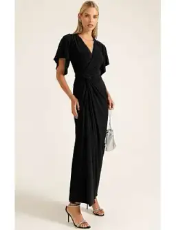 Sacha Drake THE EMPORIUM MAXI DRESS Black Size 14 for rent on The Volte - image 4