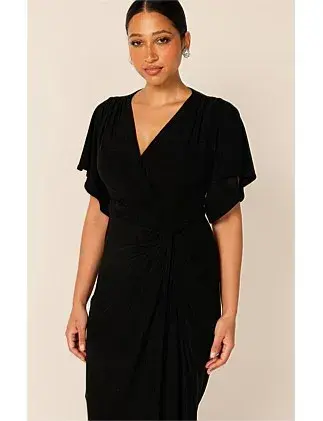 Sacha Drake THE EMPORIUM MAXI DRESS Black Size 14 for rent on The Volte - main image