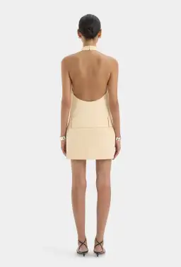 Sir the label SABINA belted mini dress butter size 0(6) for rent on The Volte - image 4
