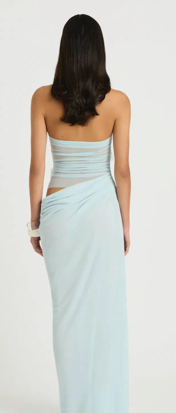 BENNI Florence Maxi Dress in Blue - Size 8 for rent on The Volte - main image