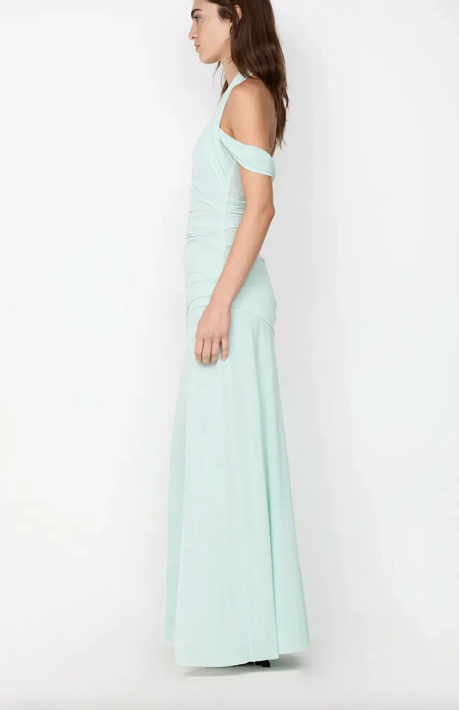 bec and bridge, WINNIE HALTER MAXI DRESS, blue, maxi, size 8 for rent on The Volte - main image
