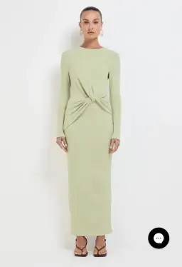 Sheike Elza Green Maxi Dress for rent on The Volte - image 4