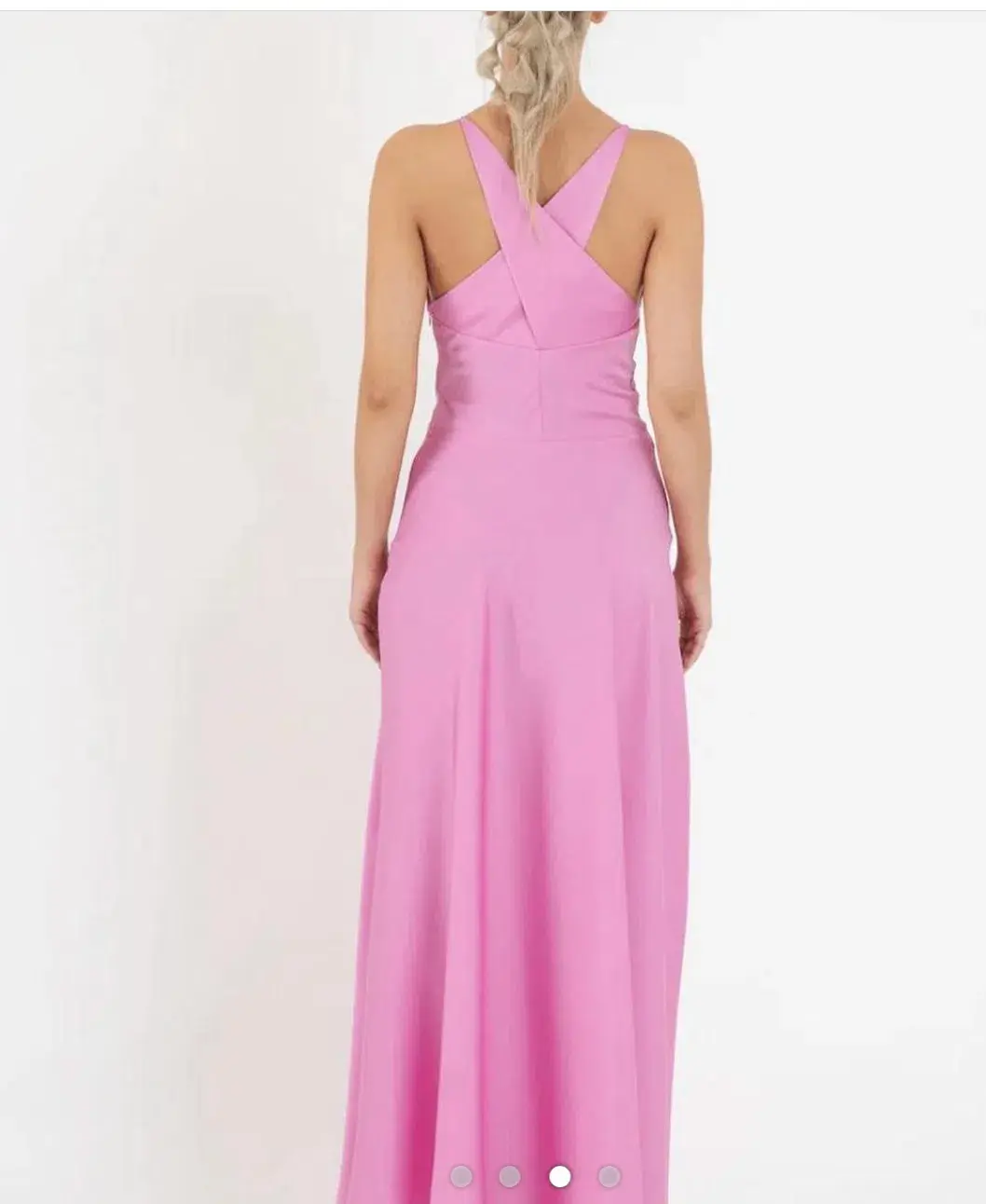 One fell swoop pink maxi dress for rent on The Volte - main image